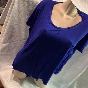 Royal blue T-shirt